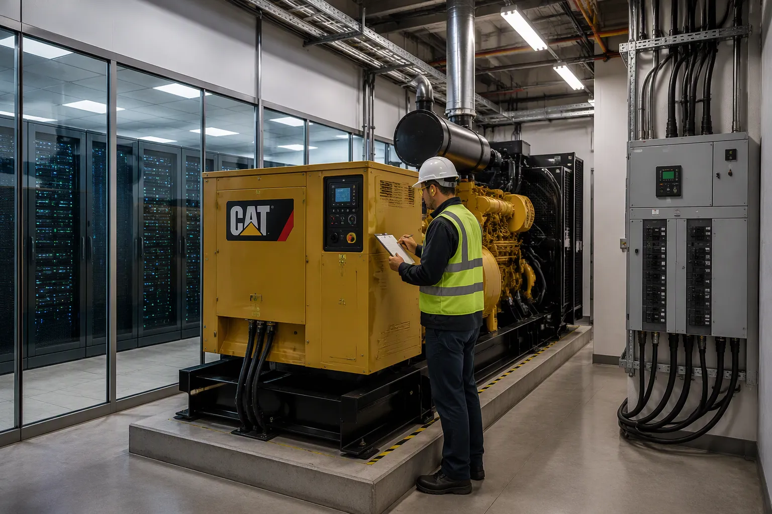 Qual o tamanho ideal de um grupo gerador a diesel para backup de um data center?