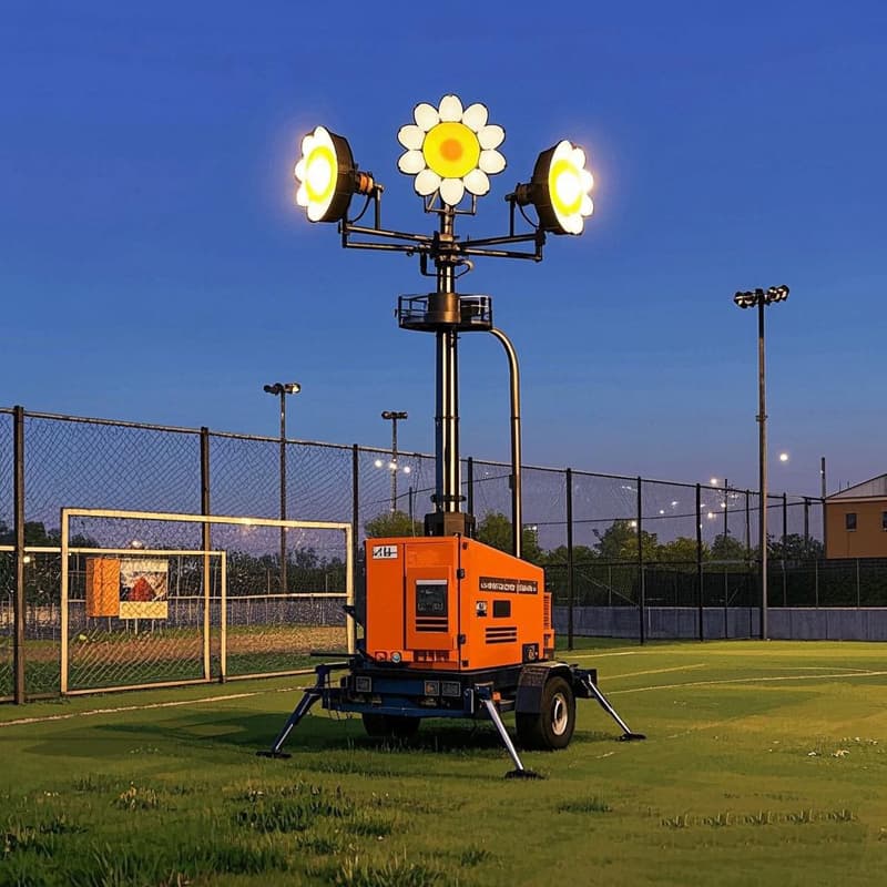 Humor Ai Design Mobile Light Tower